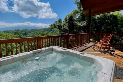 majestic view is one of the top cheap cabins in Gatlinburg